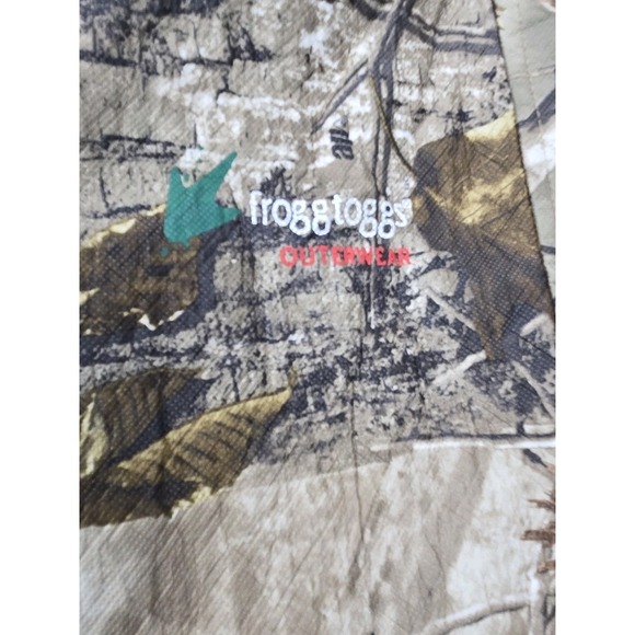 Frogg Toggs Outerwear Rain Real Tree Camo Pants Camoflage Large L - Picture 7 of 11